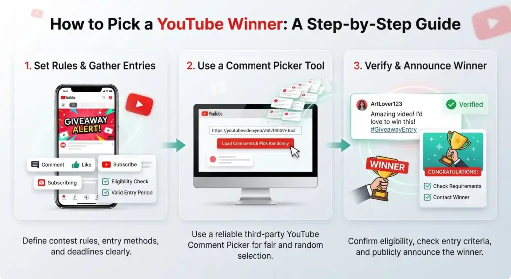 pick a YouTube winner